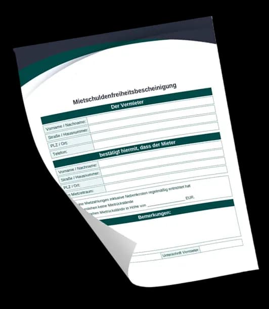 Wichtige Informationen zur Mietschuldenfreiheitsbescheinigung - Dein Mietnachweis für die Traumwohnung